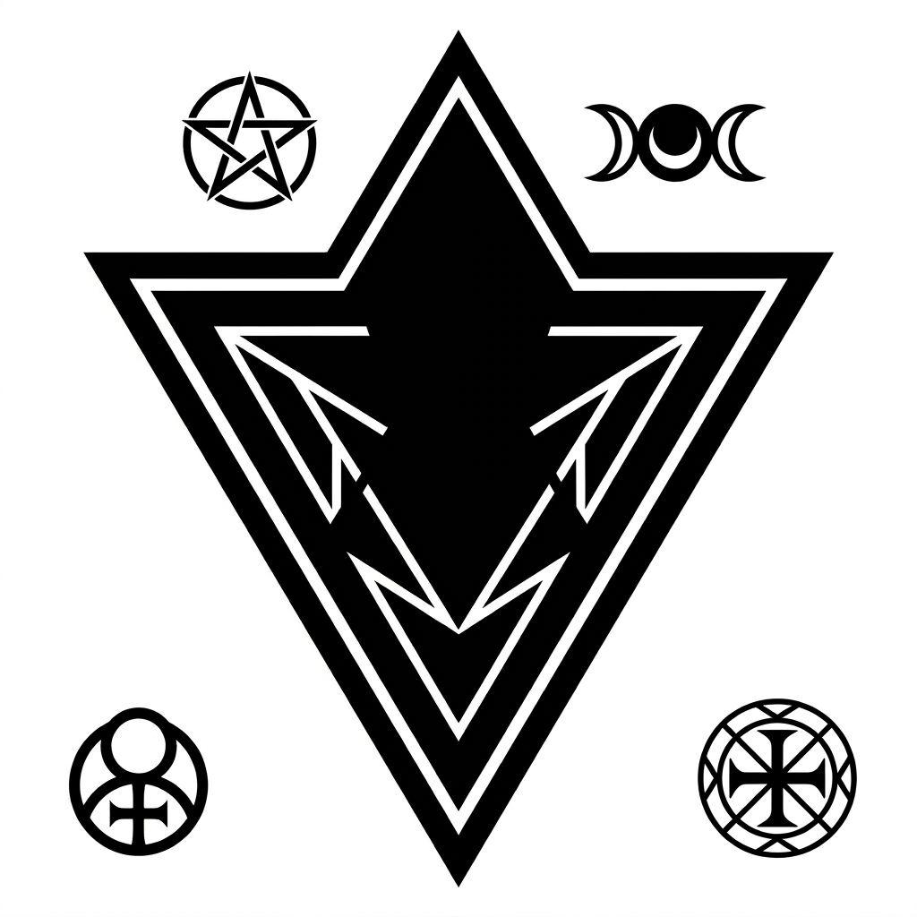 idée tatouage pied symbole blackwork, design sur fond blanc