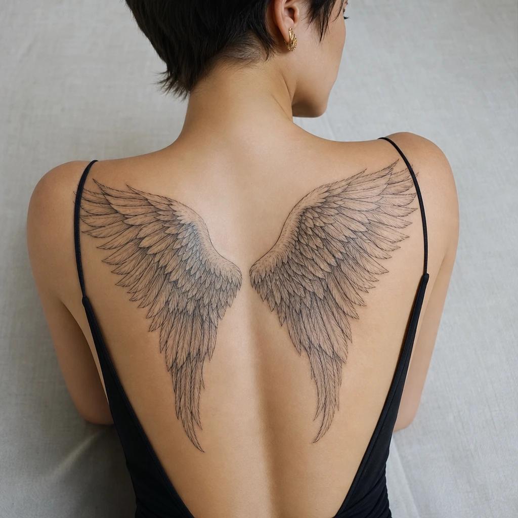 Idée tatouage dos femme