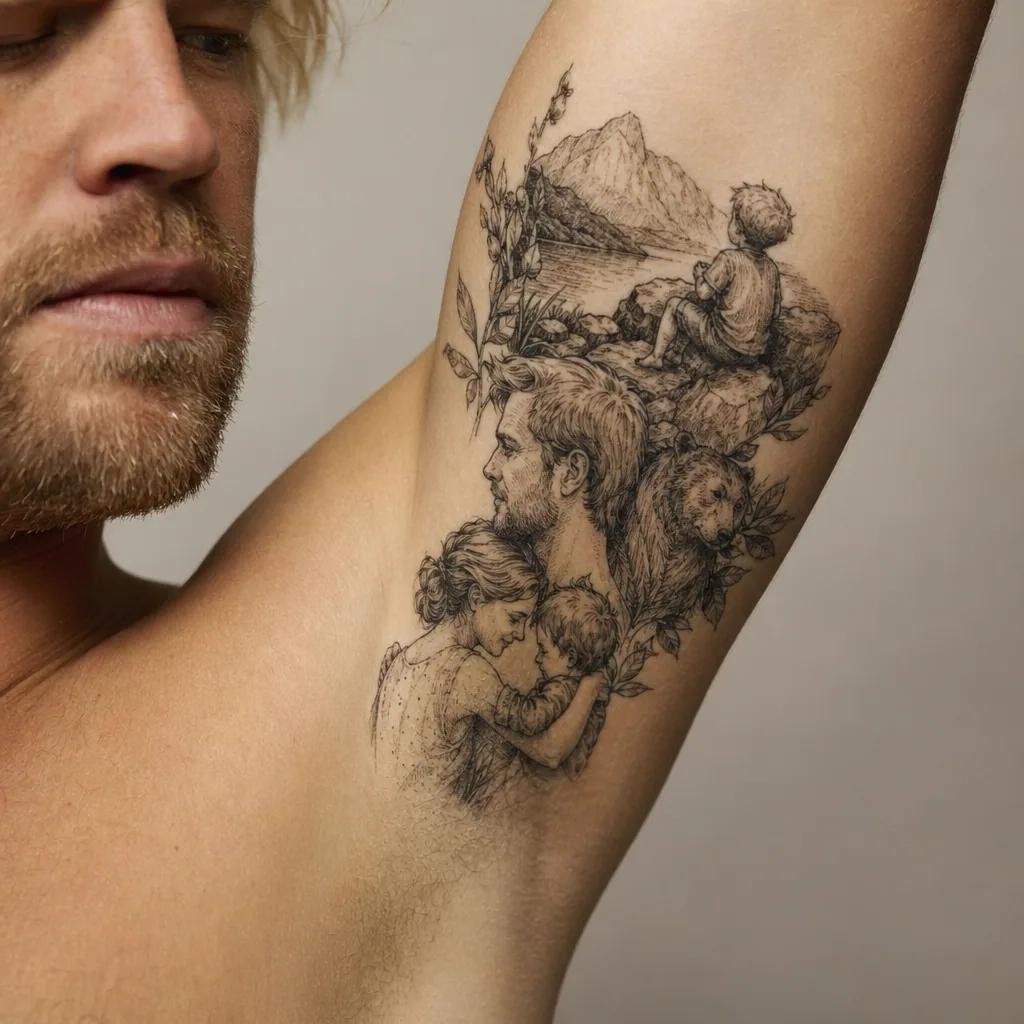 Idée tatouage famille homme