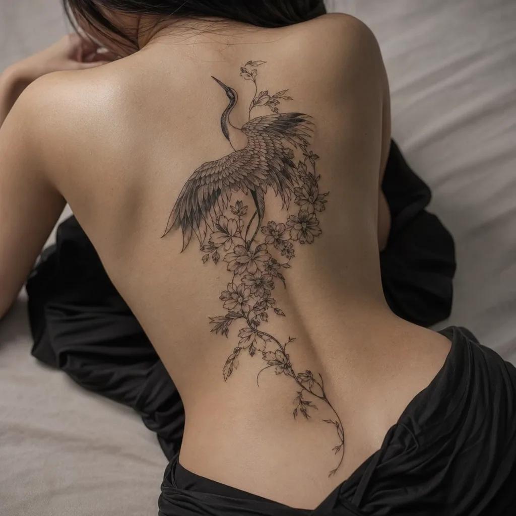 idée tatouage femme crâne fleuri, photo réaliste sur peau