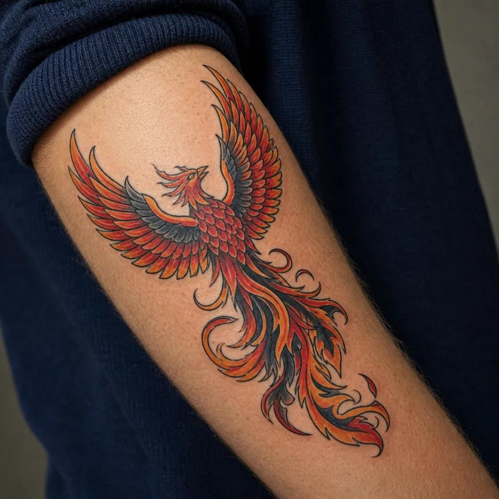 Idée tatouage phoenix