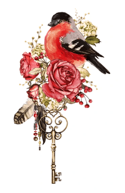 tatouage femme style aquarelle