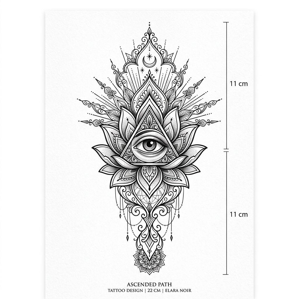idée tatouage colonne vertébrale symbole spirituel central, design sur fond blanc