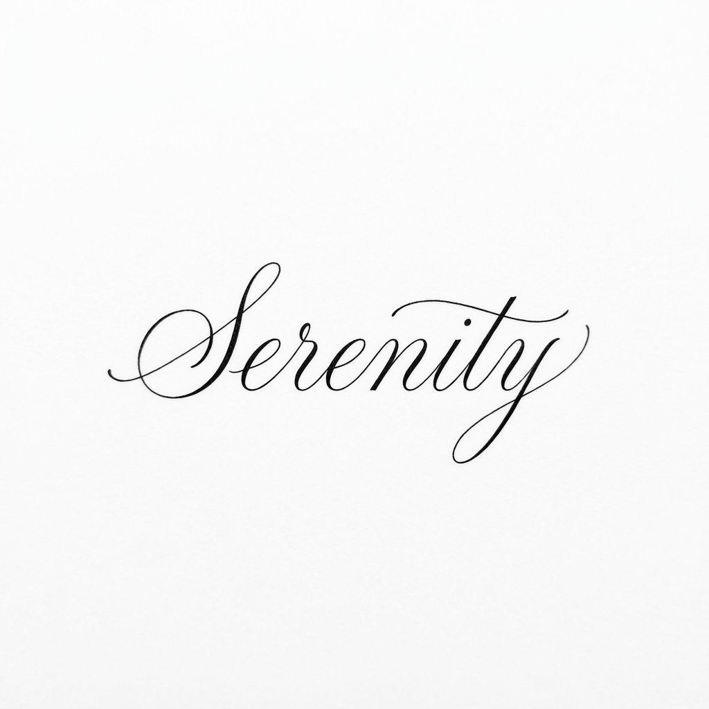 idée tatouage cou cou lettrage cursive, design sur fond blanc