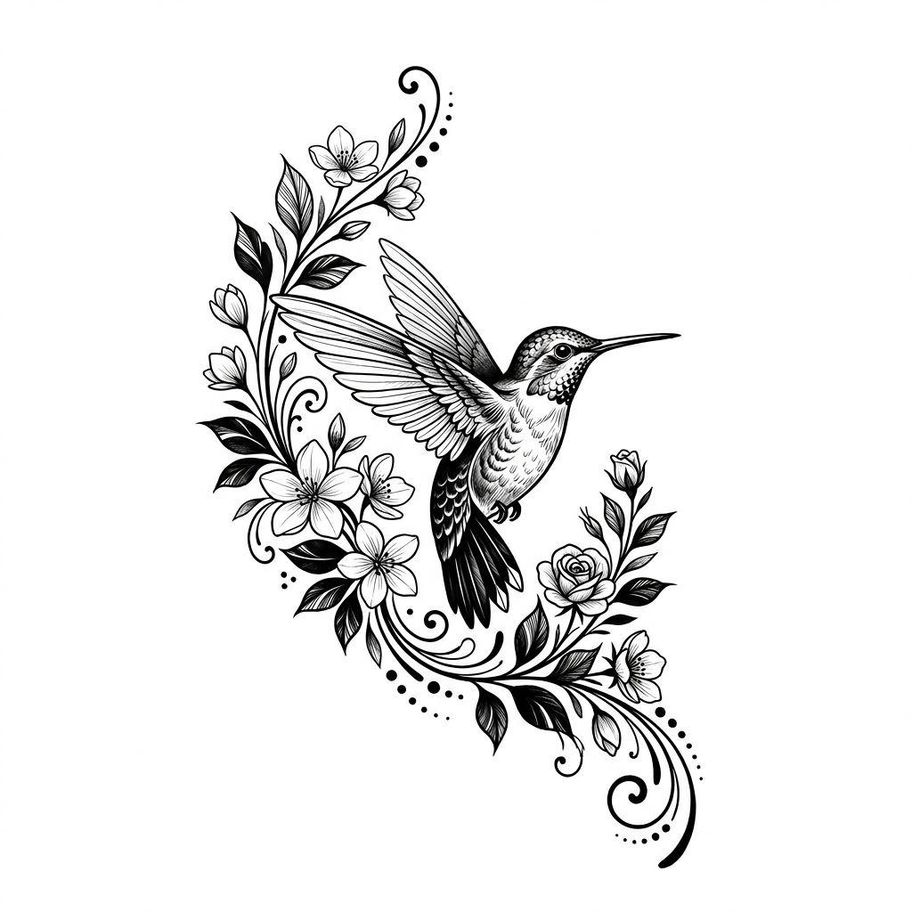 idée tatouage cou cou premium illustratif, design sur fond blanc