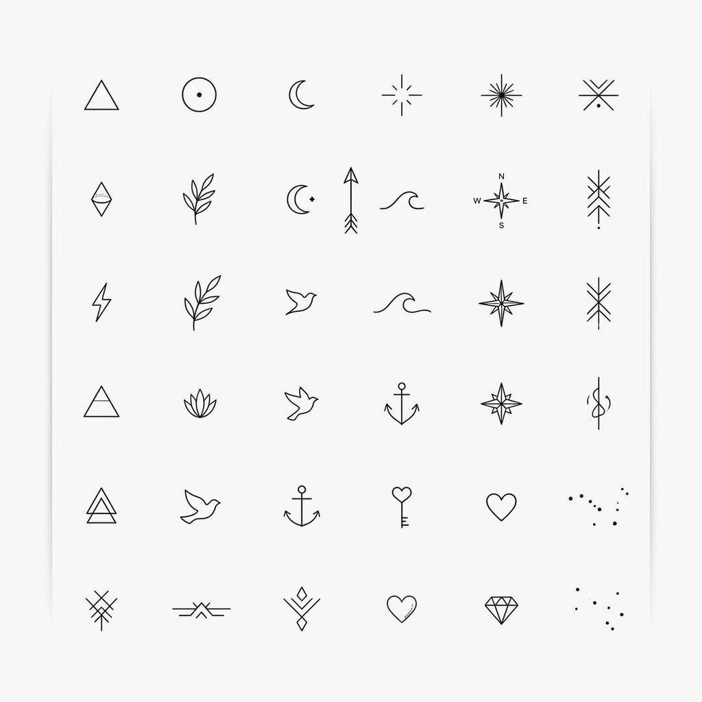 idée tatouage discret femme petit symbole clavicule, design sur fond blanc