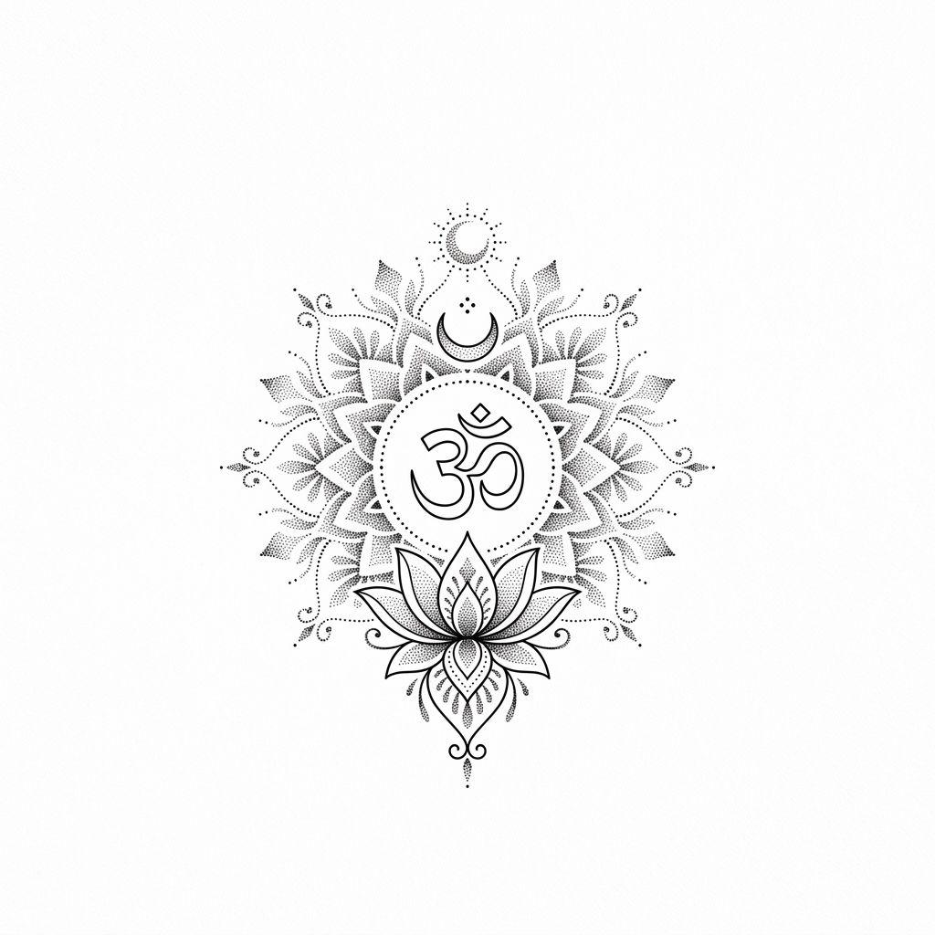 idée tatouage discret homme petit symbole spirituel, design sur fond blanc