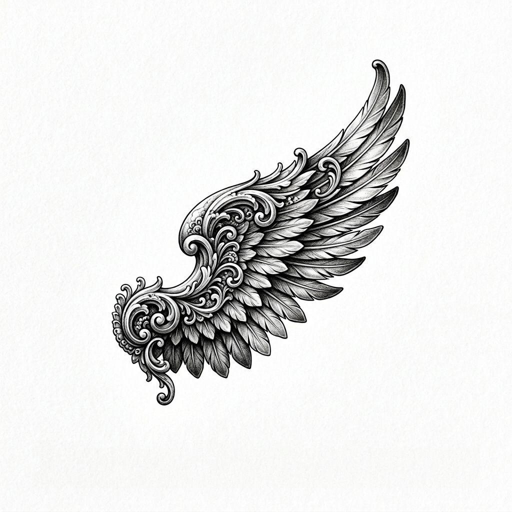 idée tatouage emplacement nuque mythologique, design sur fond blanc