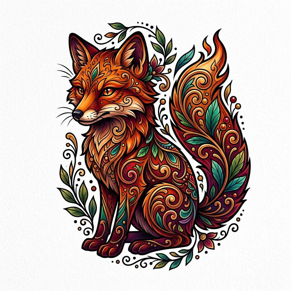 idée tatouage flash flash néo-traditionnel coloré, design sur fond blanc