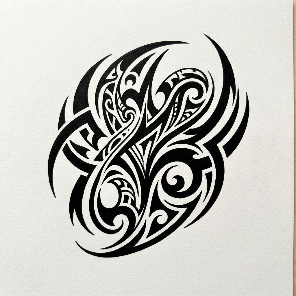 idée tatouage flash flash tribal moderne, design sur fond blanc