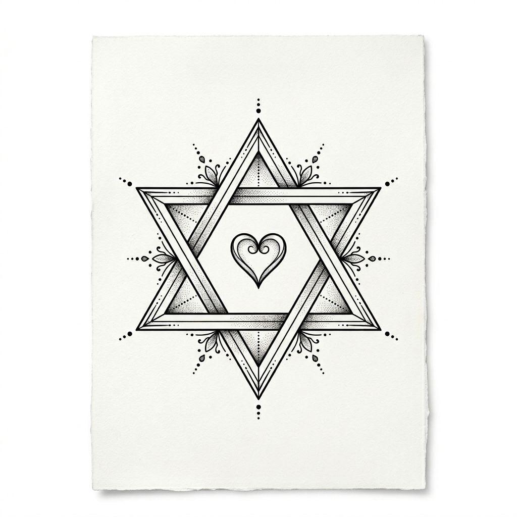 idée tatouage frère et sœur triangle infini spirituel, design sur fond blanc
