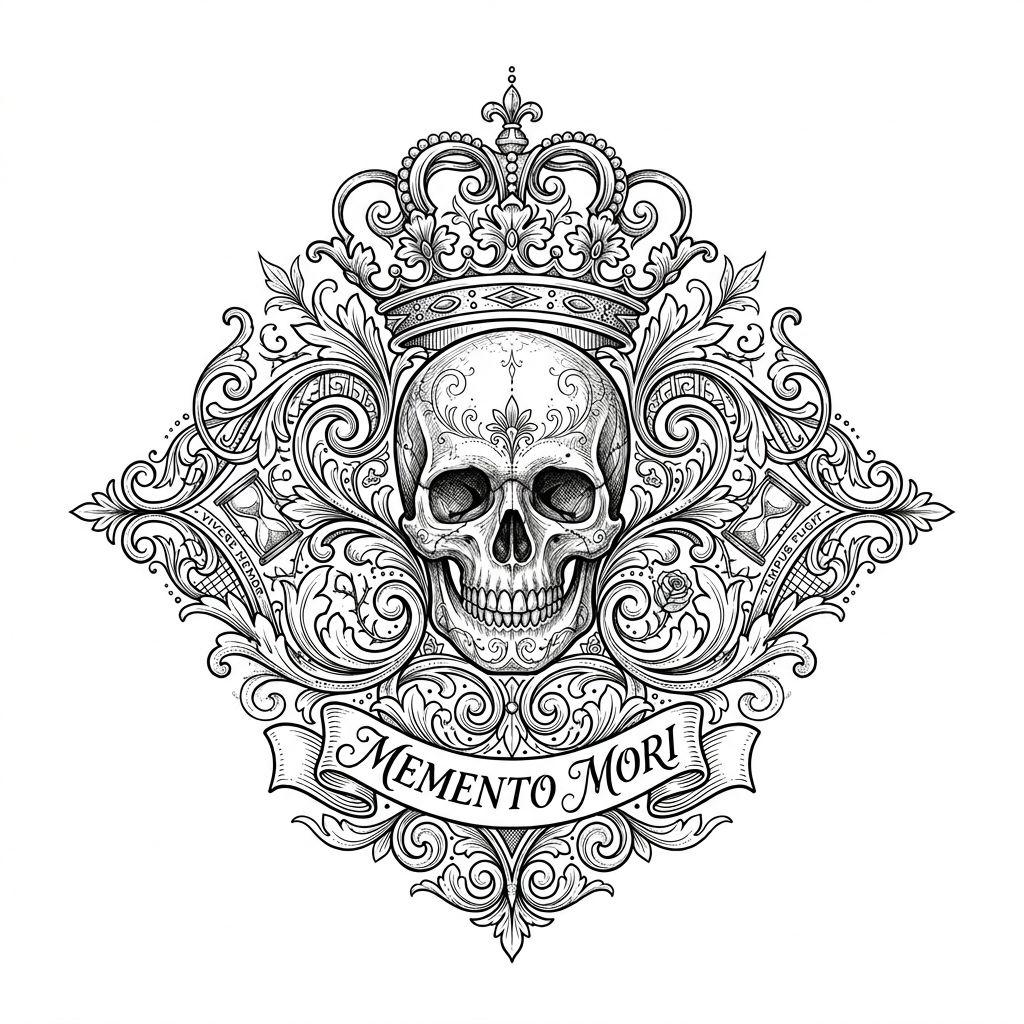 idée tatouage main main crâne, design sur fond blanc