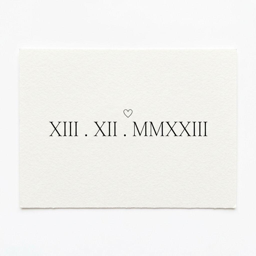 idée tatouage mariage date noces fine line, design sur fond blanc