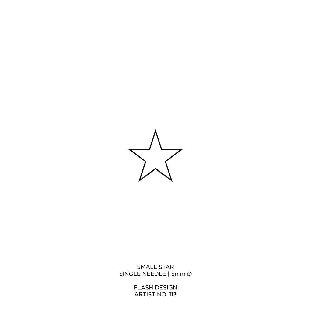 idée tatouage poignet étoile minimaliste, design sur fond blanc