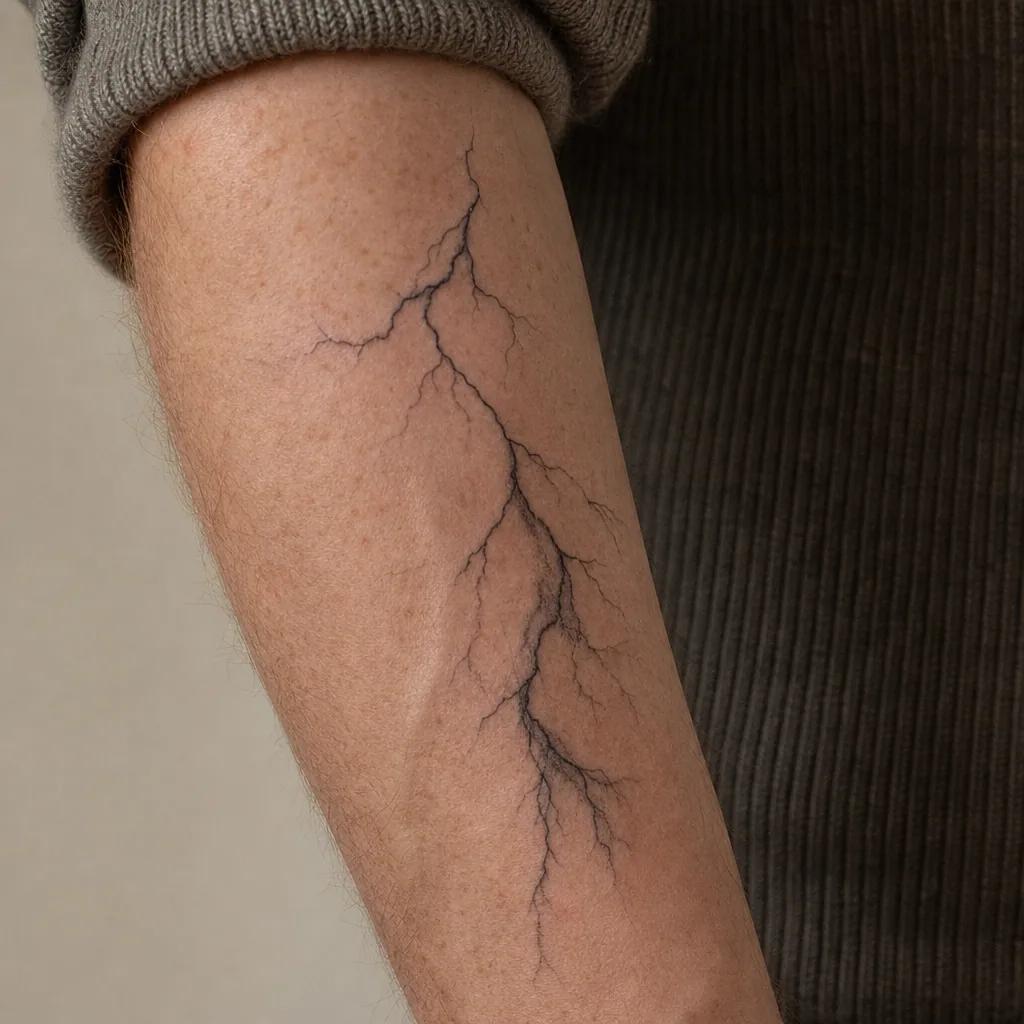 Idée tatouage avant-bras homme, photo sur peau