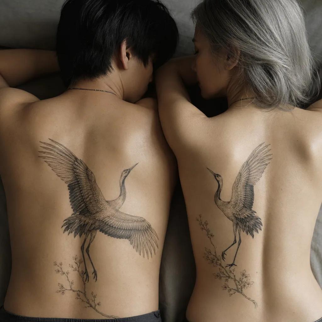 idée tatouage couple lovestruck skulls, photo réaliste sur peau