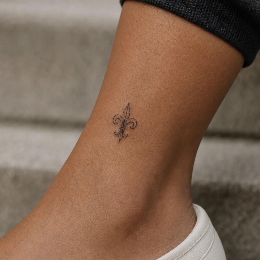 idée tatouage femme discret fleur fine line délicate, photo réaliste sur peau