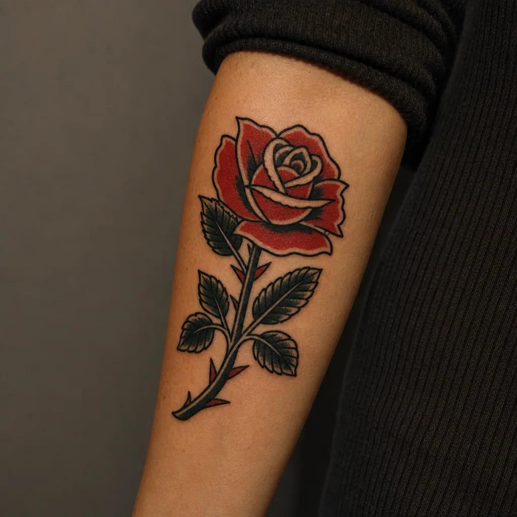 idée tatouage flash flash old school traditionnel, photo réaliste sur peau