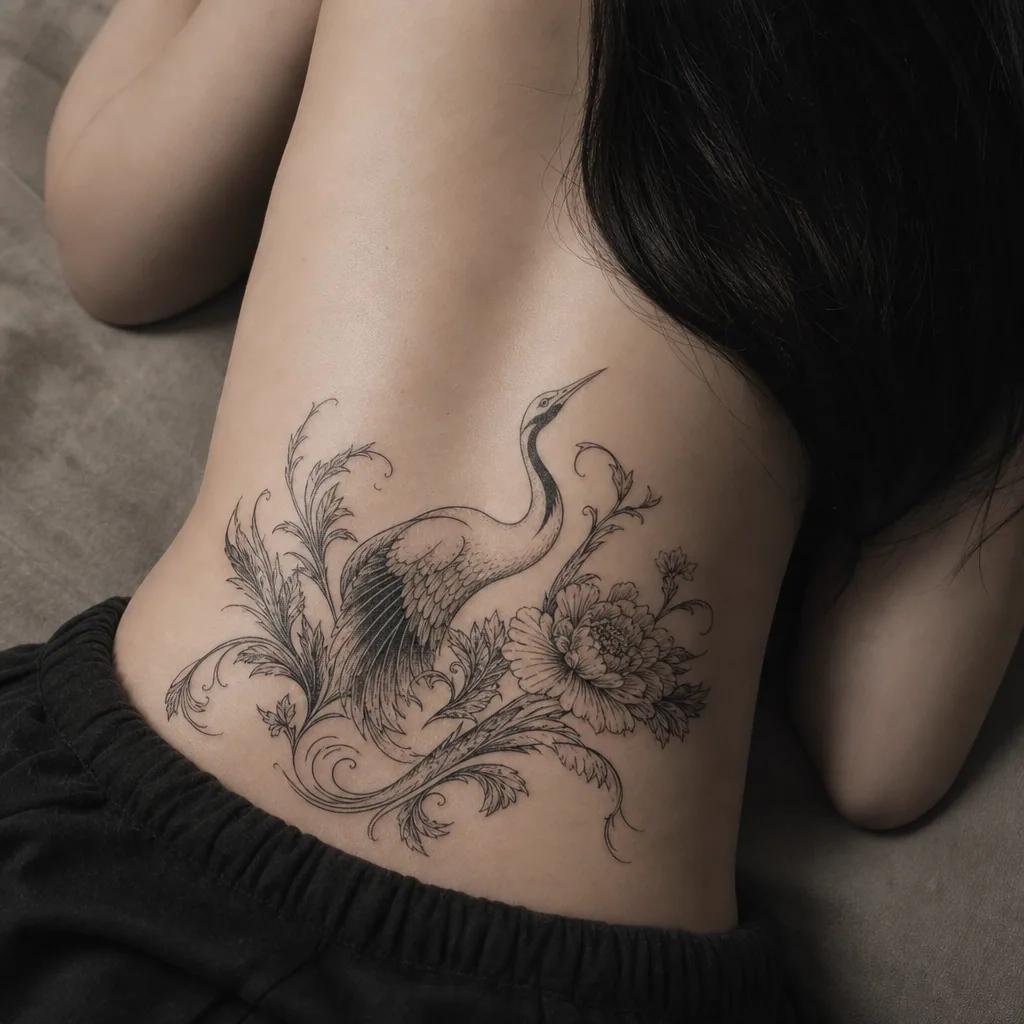 idée tatouage fleur crane fleuri ornemental, photo réaliste sur peau