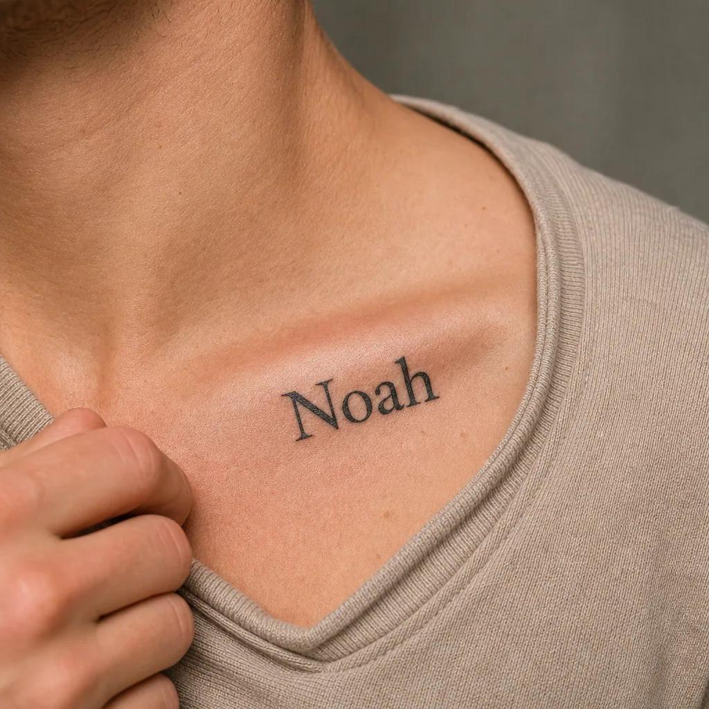 idée tatouage prénom prénom réaliste 3d, photo réaliste sur peau