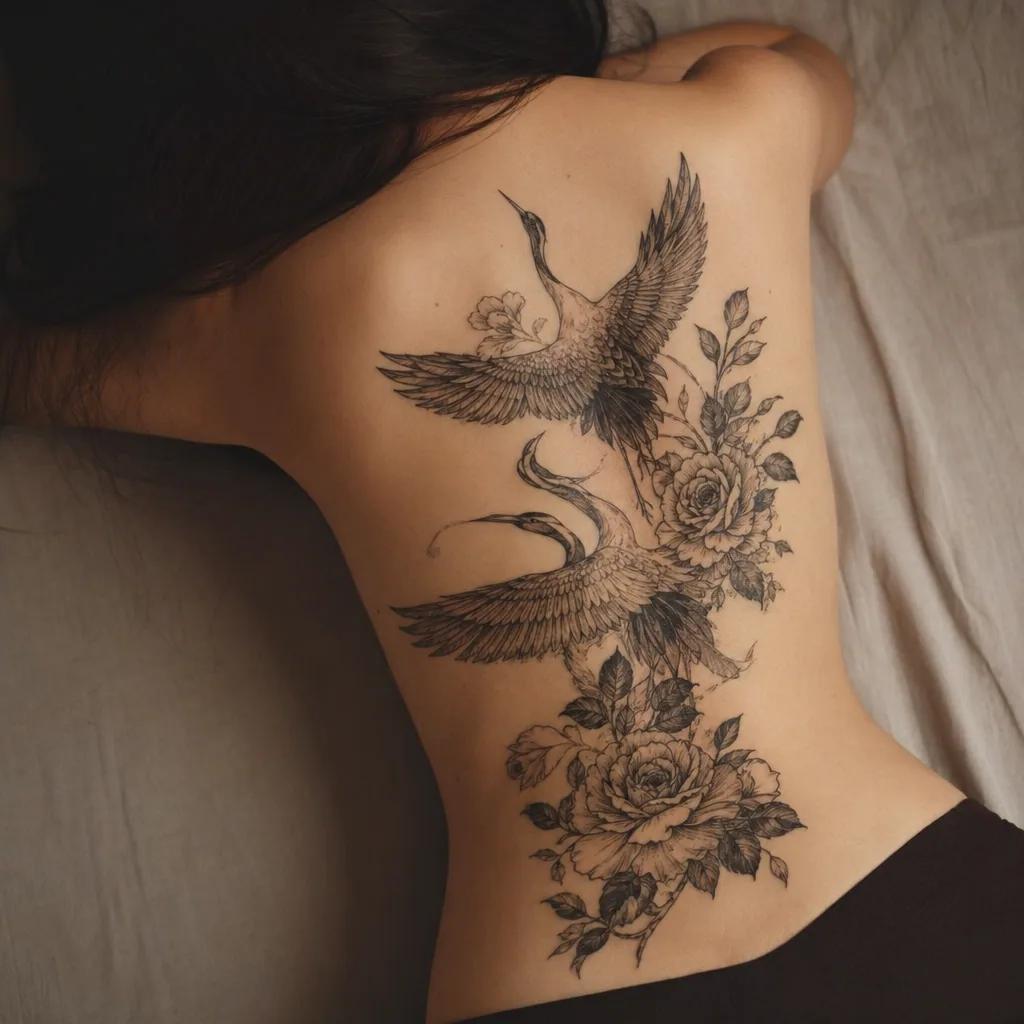idée tatouage sœurs crânes et roses ornemental, photo réaliste sur peau
