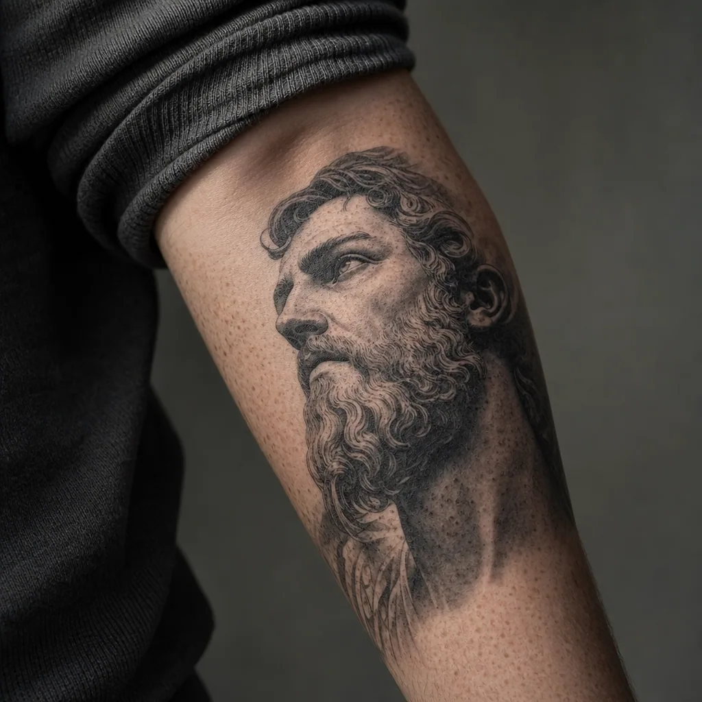Portrait realiste haute densite