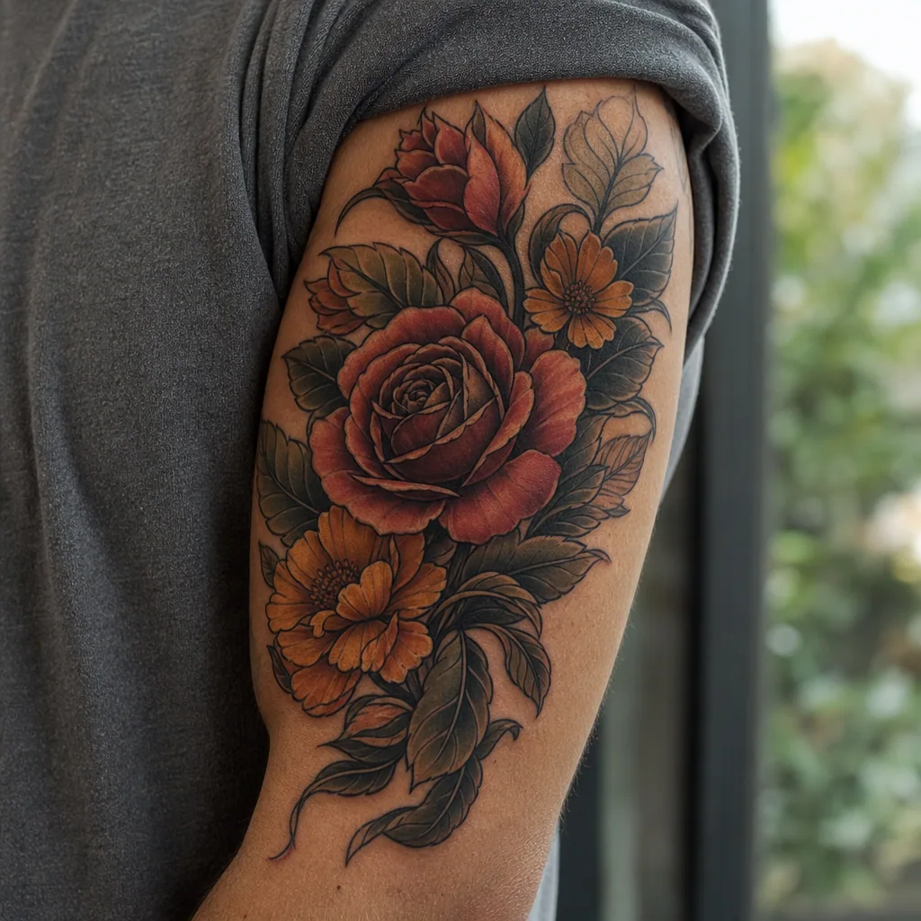 Cover neo-traditionnel floral