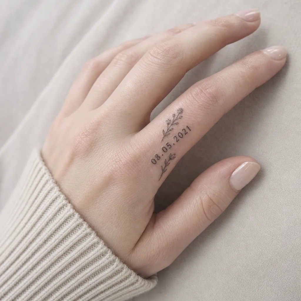 Date floral memorielle