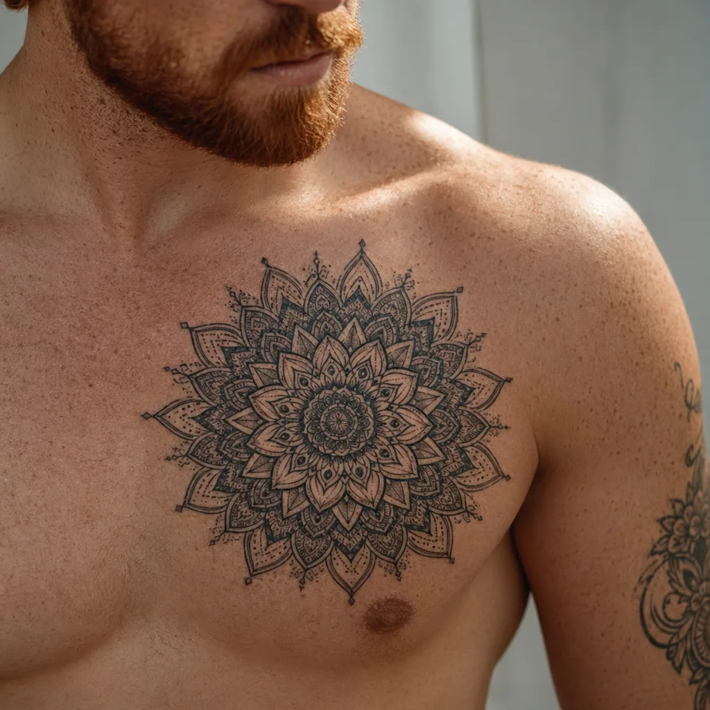 Mandala famille ornemental