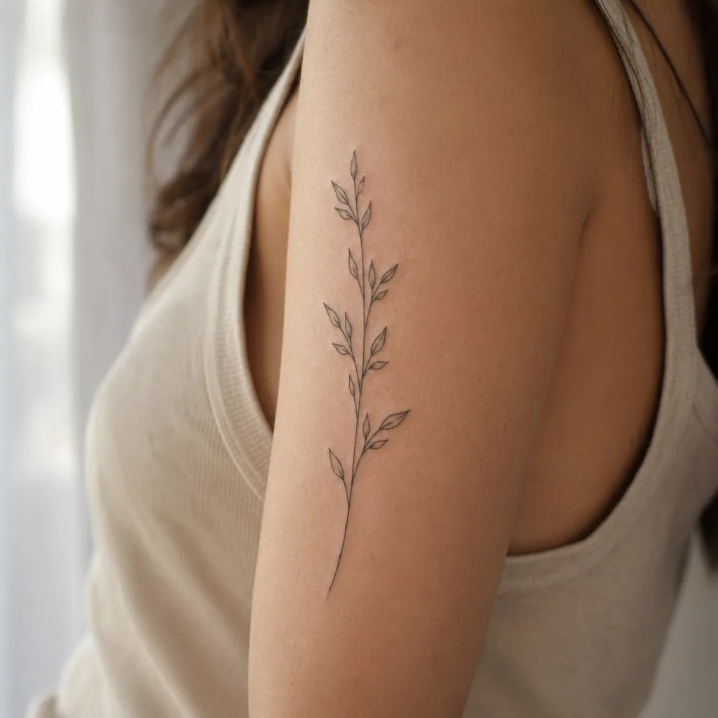 Branche minimaliste verticale