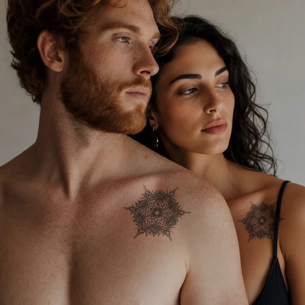 Mandala nuptial ornemental