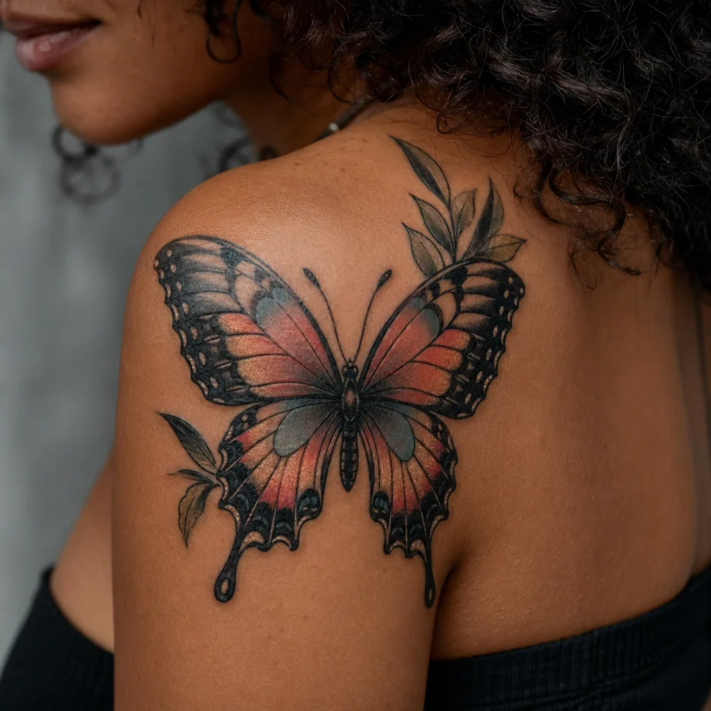 Papillon neo-traditionnel