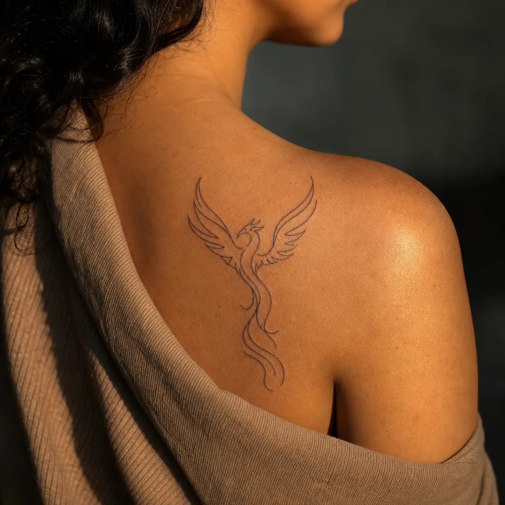 Phenix single-line minimaliste