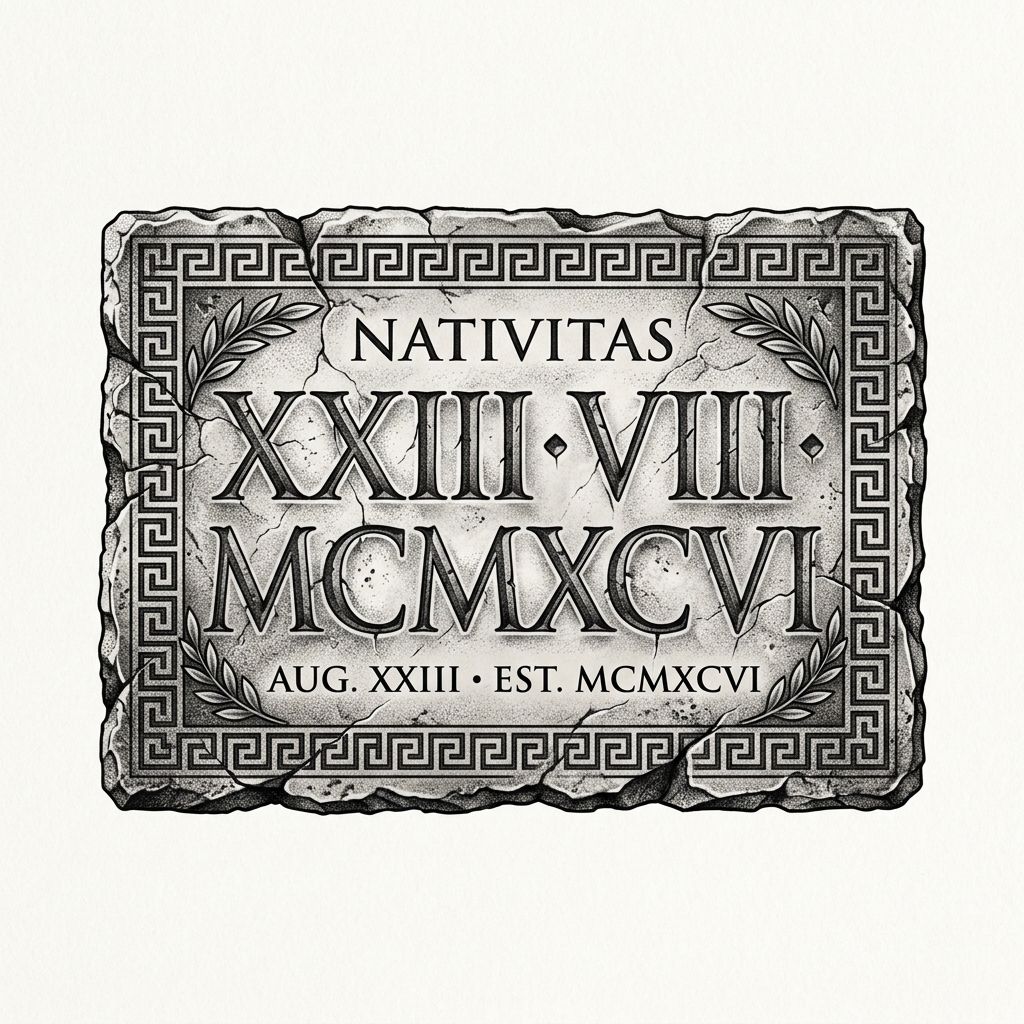 Tatouage date de naissance