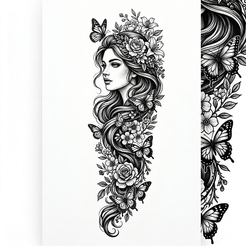 Tatouage femme bras