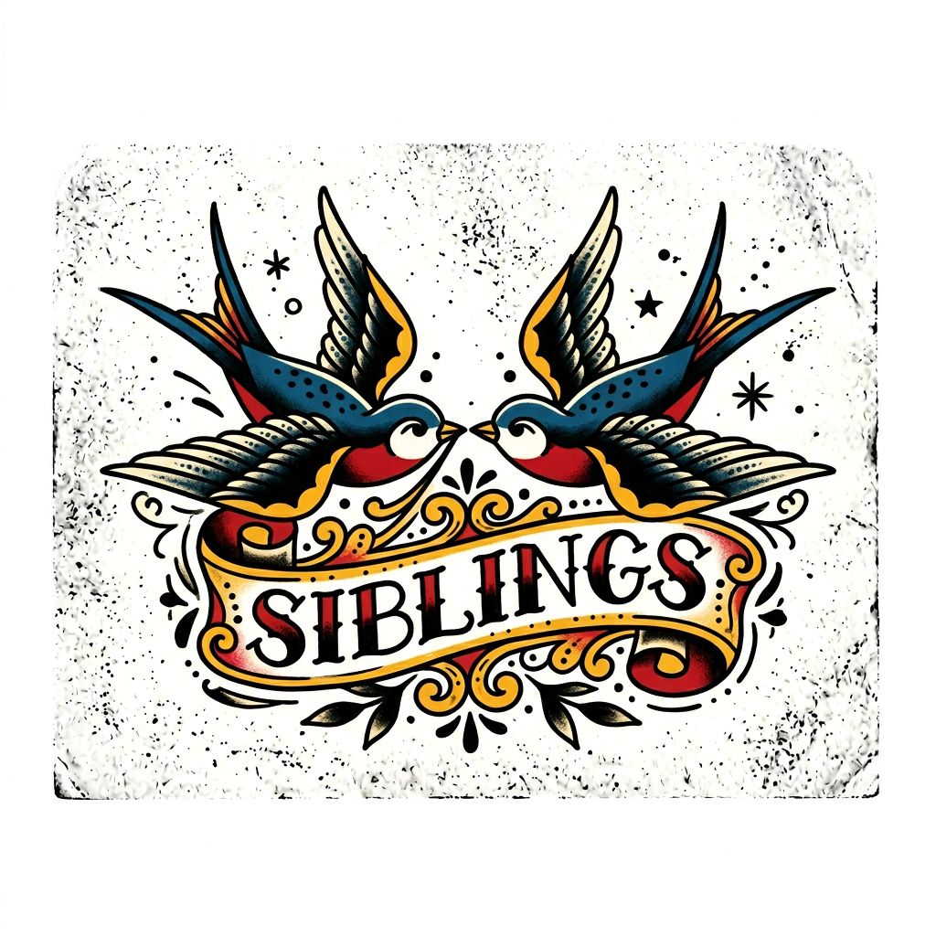 Tatouage frère et soeur