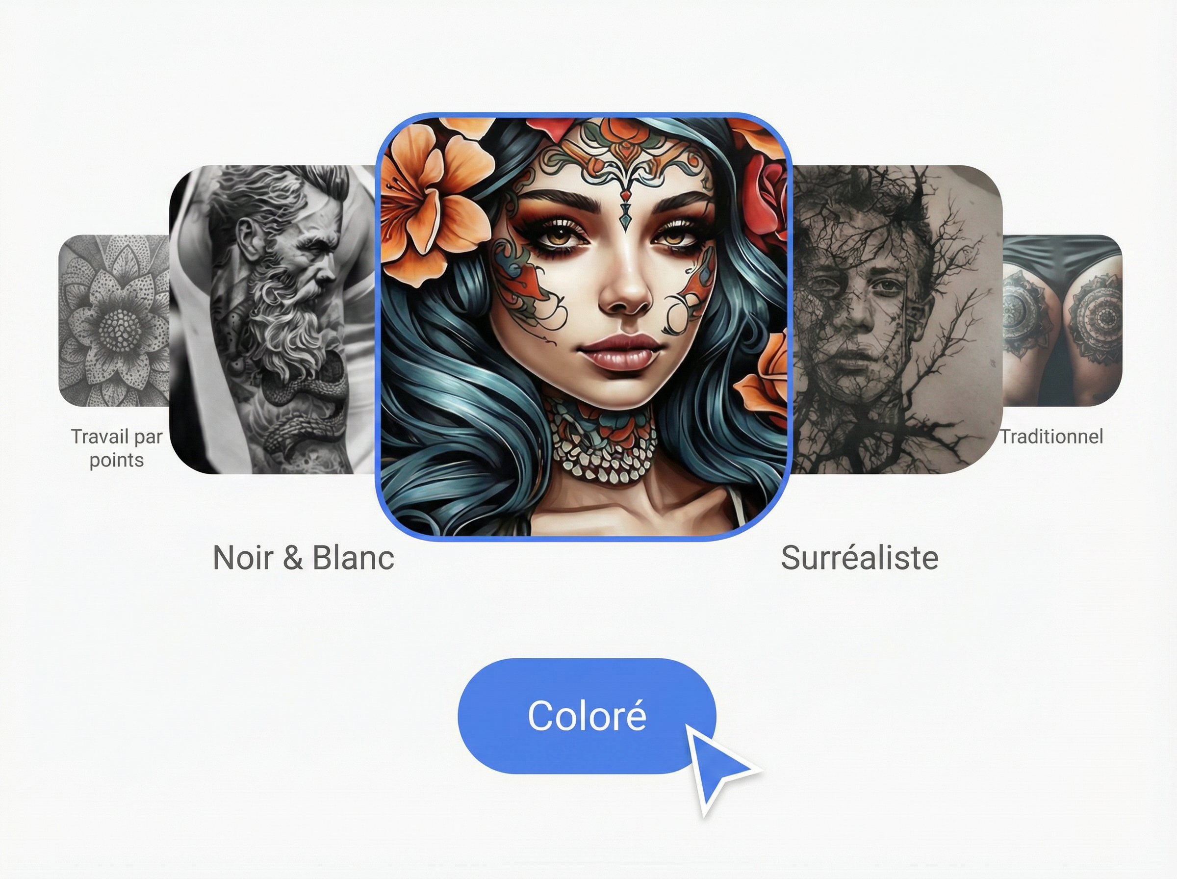 Choisissez le style et les couleurs